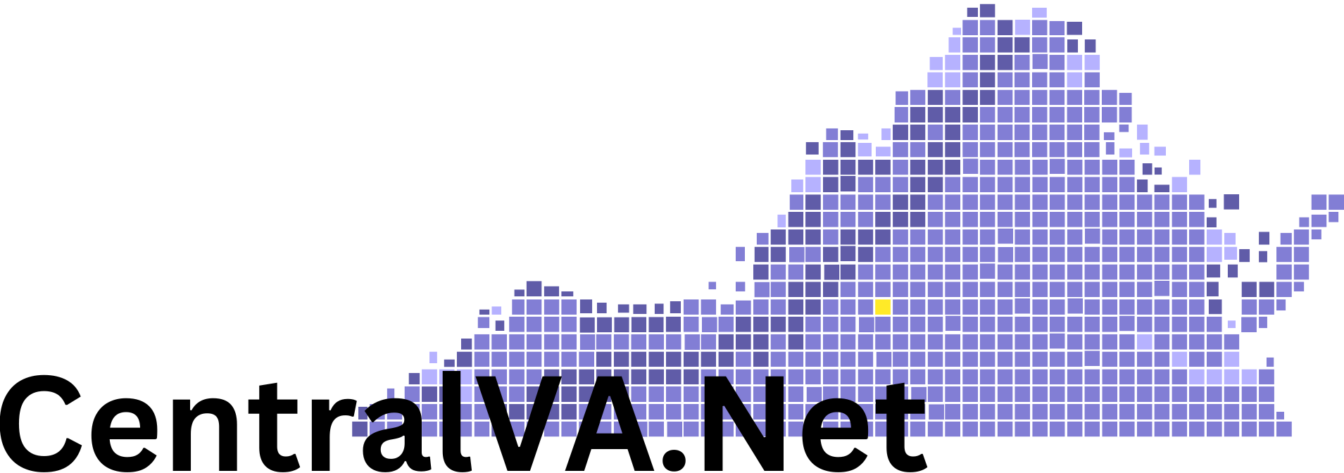 Logo for CentralVA.Net, providing web and hosting services.